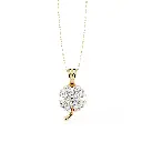 Enchanted Lotus Flower Shaped Pendant 