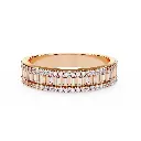 Exquisite Bgt. And Round Diamond Eternity Band 