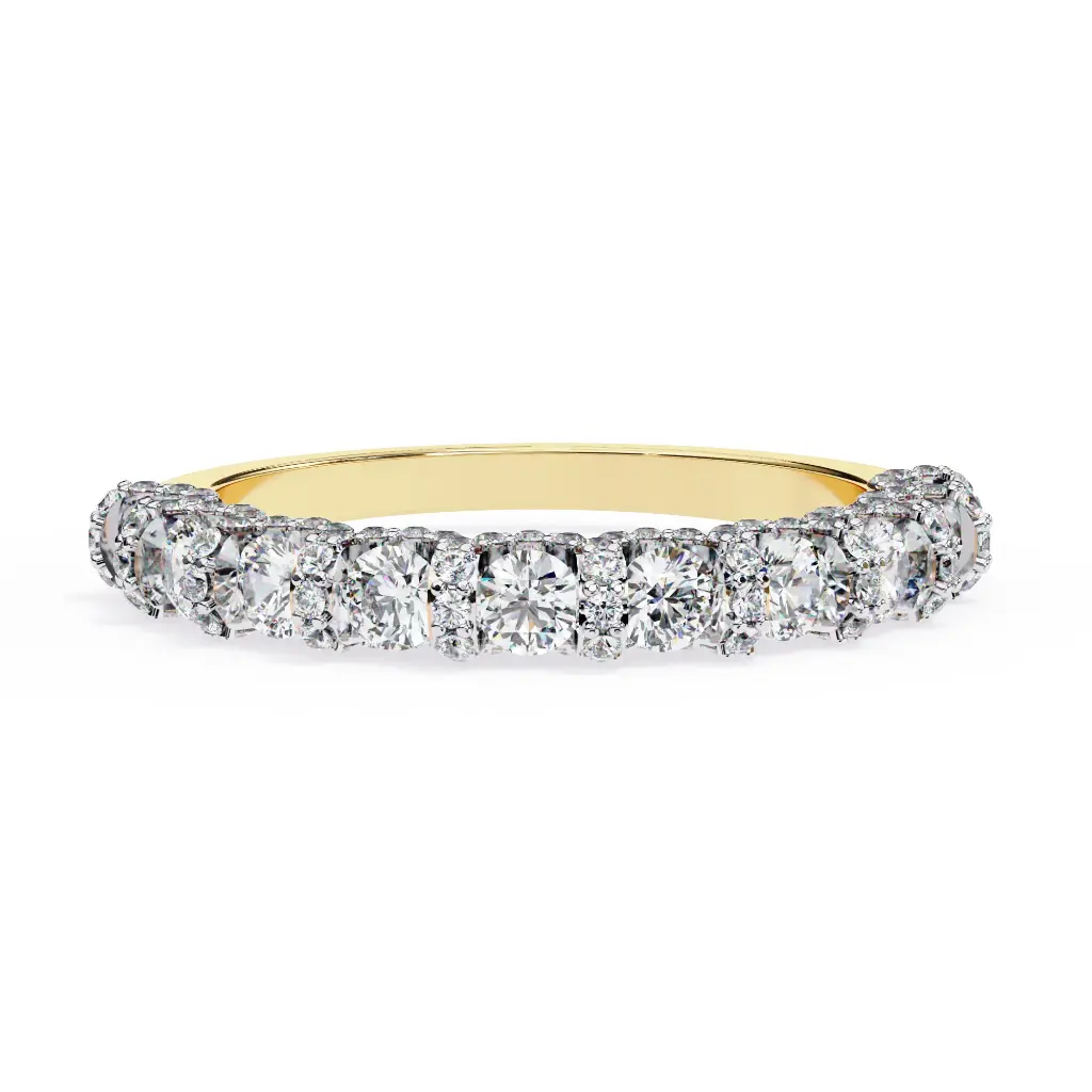 Cathedral Half Eternity Band 