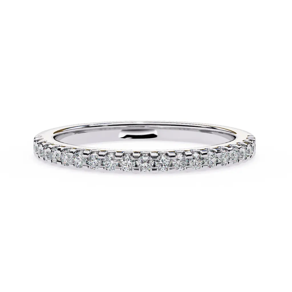 Classic Bead Set Diamond Band