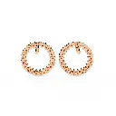Aura Round Shaped Earrings 