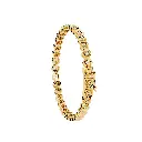 Unique Round Shaped Eternity Line Bracelet 