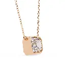 Bezel Set Emarald Pendant 