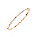 Round Brilliant Eternity Line Bracelet 
