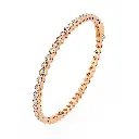 Exquisite Hexagon Round Brilliant Diamond Bracelet 