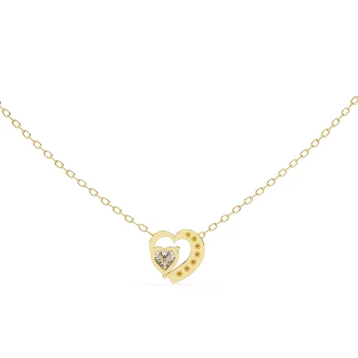 Classic Twi Heart Pendant 