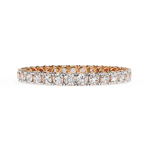 Classic Round Diamond Eternity Band 